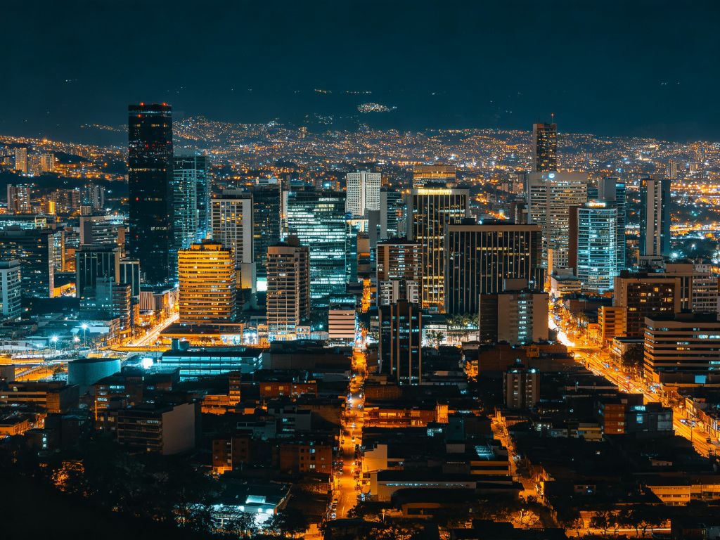波哥大城市夜景